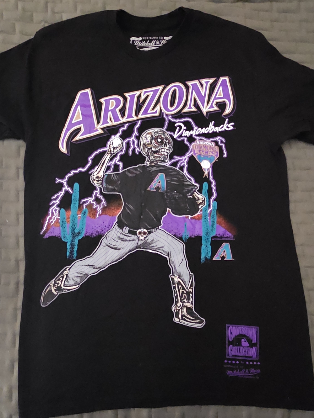 Arizona Diamondbacks Sugar Skull Mitchell & Ness Shirt